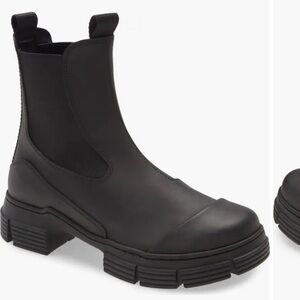 GANNI rubber chelsea rain boot